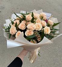 Букет Кремовые розы Латте в Жуковский