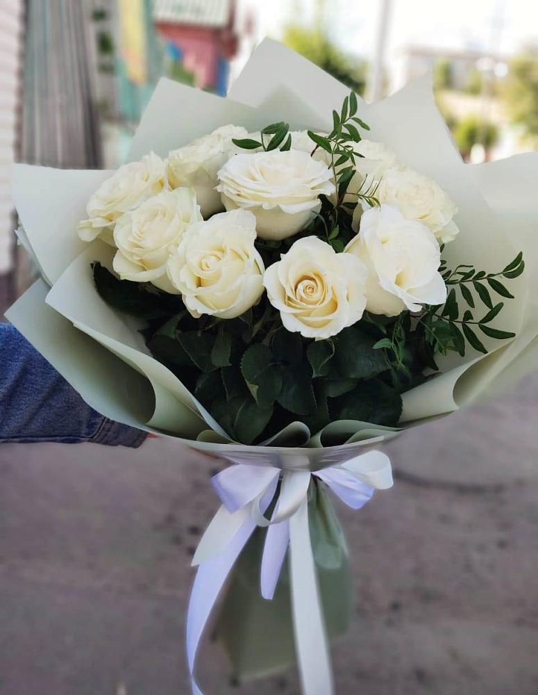 Букет Белые розы Проуд в Жуковский