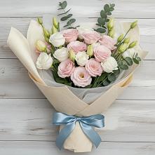 Букет цветов из:  Лизиантусы в Жуковский