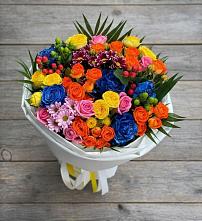 Букет цветов из:  Розы и Хризантемы в Жуковский