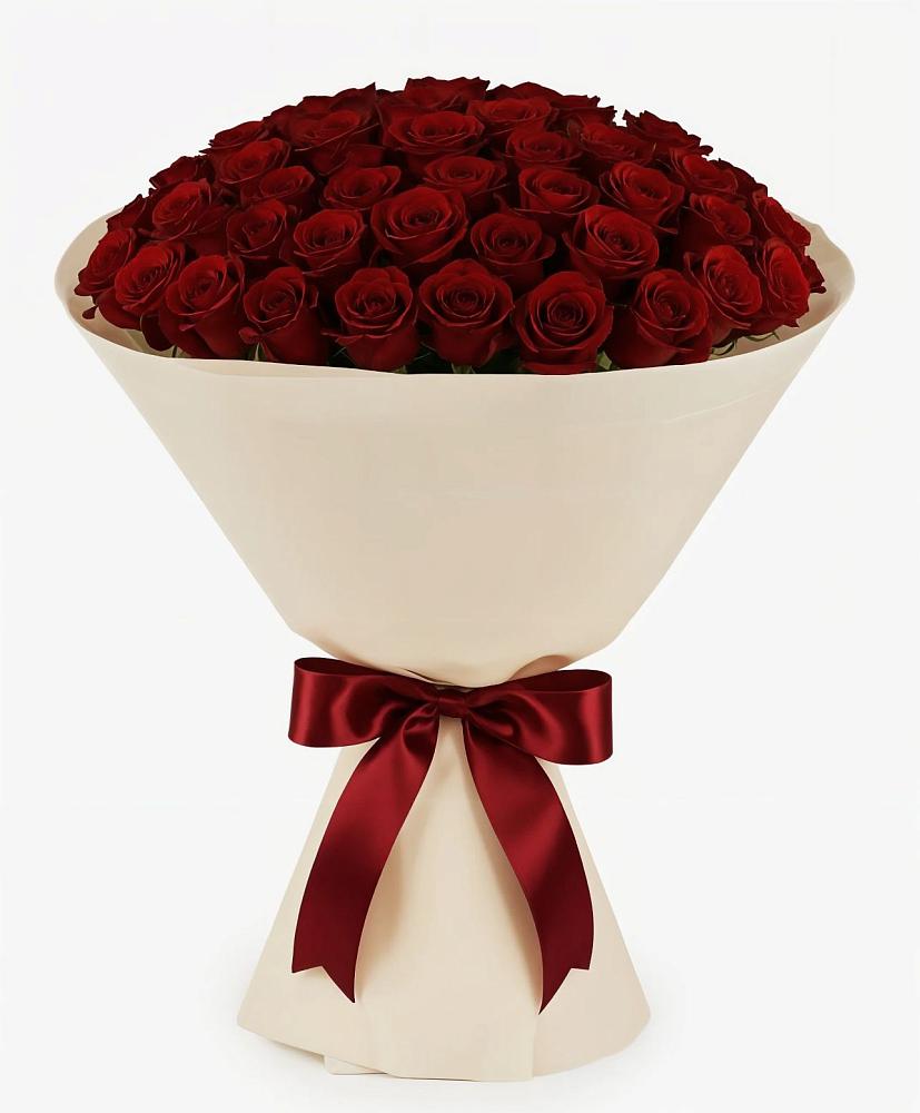 Букет 101 Бордовая роза Блэк Бакарра в Жуковский