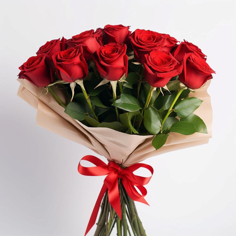 Букет 11 Красных роз Эдлесс Лав в Жуковский