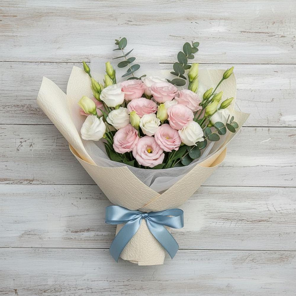 Букет цветов из: Лизиантусы в Жуковский